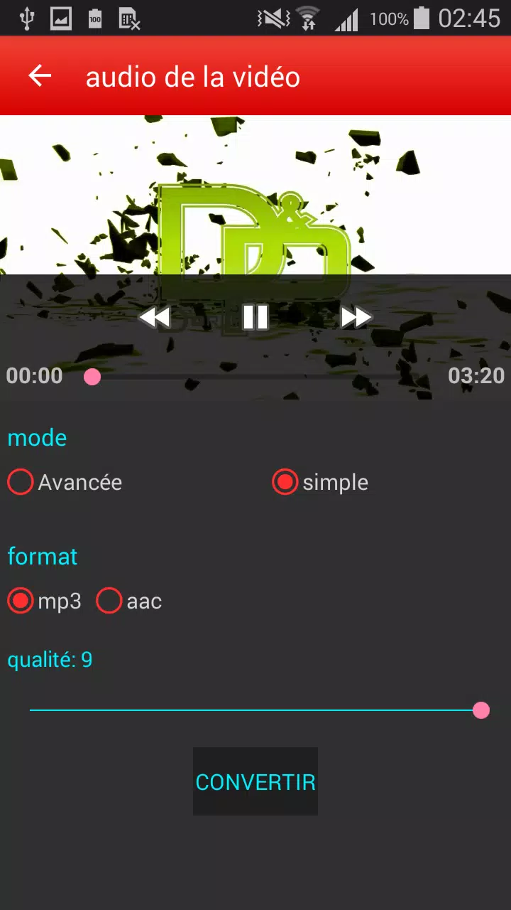 Video2mp3 converter APK pour Android Télécharger