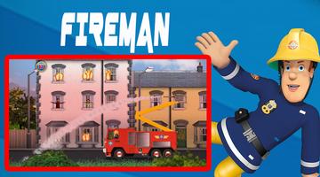 Poster Super Fireman Hero Sam