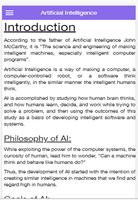 Artificial Intelligence 截圖 2
