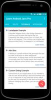 Learn Android Java تصوير الشاشة 3