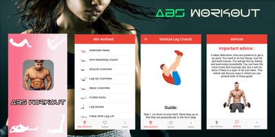 Home Abs Workout - No Equipment needed Affiche