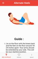 Home Abs Workout - No Equipment needed capture d'écran 2