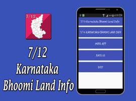 7/12 Karnataka Bhoomi Land poster
