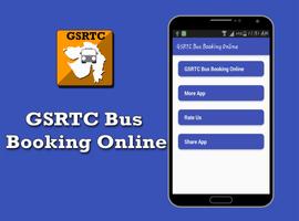 GSRTC Bus Booking Online Affiche