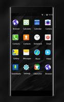 matte black theme for Samsung Galaxy A5 HD Ekran Görüntüsü 1