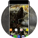 Theme for Samsung Galaxy Ace wolf wallpaper APK