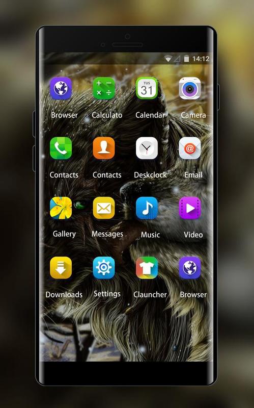 Theme For Samsung Galaxy Ace Wolf Wallpaper Fur Android Apk