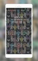 Stylish Theme for Galaxy J7 Hipster Cat Wallpaper screenshot 2