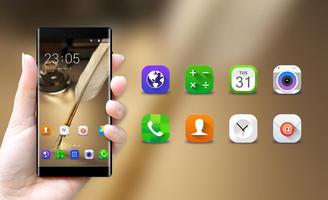 Samsung Launcher stylish Theme for Galaxy Note 8 screenshot 3