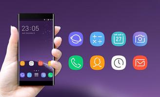 Theme for galaxy note 8 HD Launcher 2018 syot layar 3
