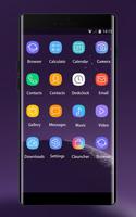 Theme for galaxy note 8 HD Launcher 2018 ảnh chụp màn hình 1