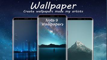 Note 9 Wallpapers HD 4K 截图 1