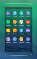 Theme for Galaxy S8 HD: ios11 style screenshot 1