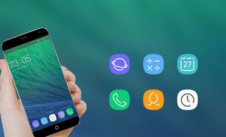 Theme for Galaxy S8 HD: ios11 style screenshot 3