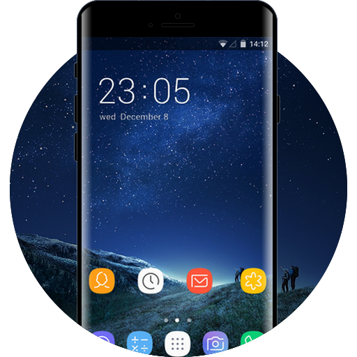 Theme for Galaxy S8 HD: Replace Gold Wallpaper