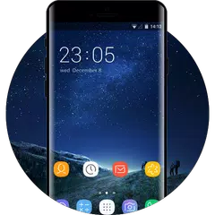 Theme for Galaxy S8 HD: Replace Gold Wallpaper