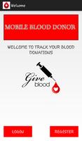 Mobile Blood Donor Tracker capture d'écran 1
