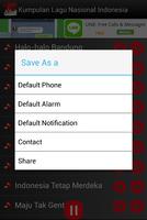 Lagu Nasional Indonesia capture d'écran 2