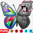 Funny Pixel art colorbox - draw sandbox color art
