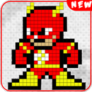 SUPERHERO PixelArt Color by Number Book - pixart APK