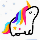 Pix Unicorn | Color by pixel art Drawbox Animals أيقونة