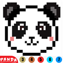 PixartPanda | Color by pixel Number book Panda art APK