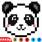 PixartPanda | Color by pixel Number book Panda art simgesi