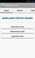 Badland Truck Sales постер