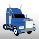 18 Wheeler Truck & Trailer icon