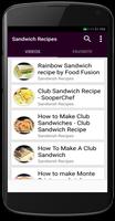 Sandwish Recipes โปสเตอร์