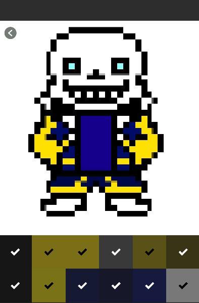 Sandbox Coloring by numbers For Sans Undertale APK voor Android