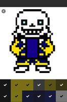 Sandbox Coloring by numbers For Sans Undertale capture d'écran 3