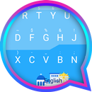 Santorini Theme&Emoji Keyboard APK