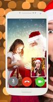 Call & Chat with Real Santa Facetime الملصق