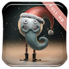 Santa Claus Snow Animation icono