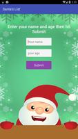 Santa Claus list for christmas ภาพหน้าจอ 1