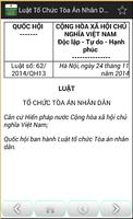 Luật Tổ chức tòa án nhân dân 2014 截图 3