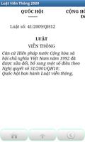 Luật Viễn Thông Việt Nam 2009 اسکرین شاٹ 3