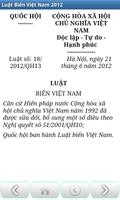 Luật Biển Việt Nam 2012 スクリーンショット 3