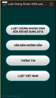 Luật Chứng khoán Việt nam 2010 পোস্টার