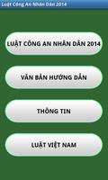 Luật Công an nhân dân 2014 poster