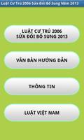 Luật Cư Trú 2006 SDBS 2013 poster