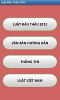 Luật Đấu thầu Việt Nam 2013 পোস্টার