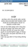 Luật Đường sắt Việt Nam 2005 imagem de tela 3