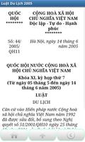 Luật Du Lịch Việt Nam Năm 2005 capture d'écran 3