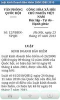 Luật Kinh Doanh Bảo Hiểm 2000 screenshot 3