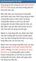 1 Schermata Luật Quy hoạch đô thị 2009