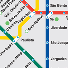 Sao Paulo Metro أيقونة