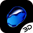 Sapphire 3D Live Wallpaper- Blue Amber & Gem-APK