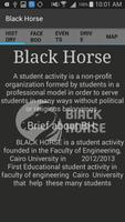 Black Horse Affiche